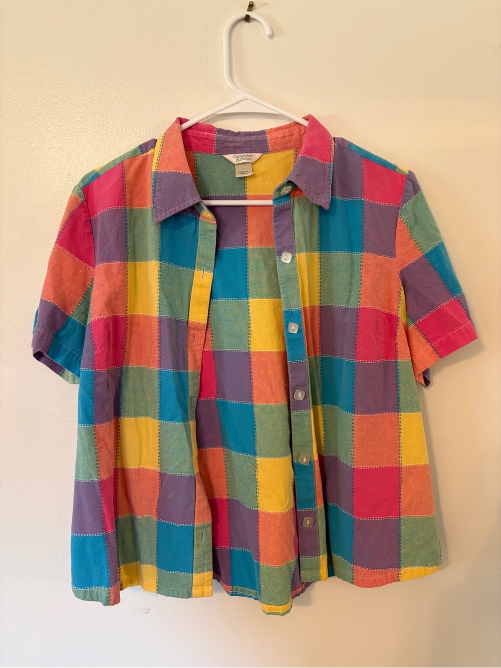 Colorful Christopher & Banks Cotton Shirt